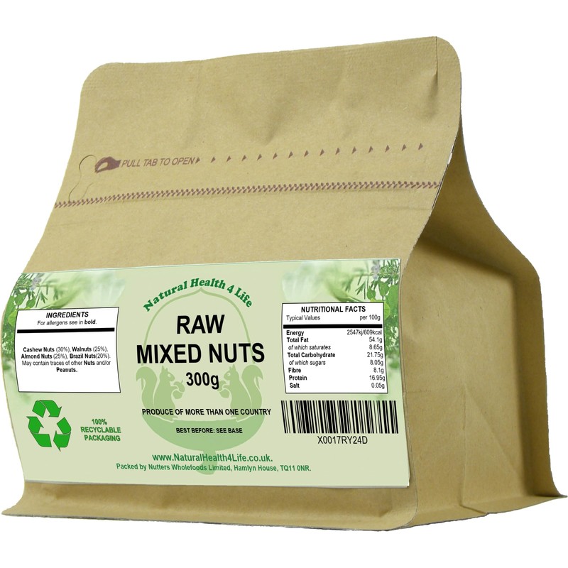 Natural Health 4 Life Snack Nut Mixes Whole Mixed Nuts