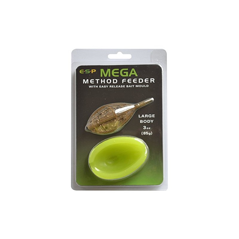 ESP Mega Method XL Feeders 56G x4 + Method Mould