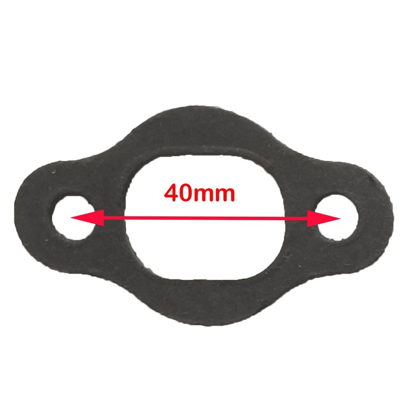 ZZRSDAN 2pcs 40mm Muffler/Exhaust Gasket with 4 Bolts for 2