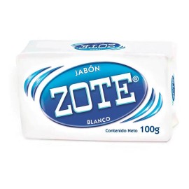 Jabón Lavandería Barra Zote Blanco 100g