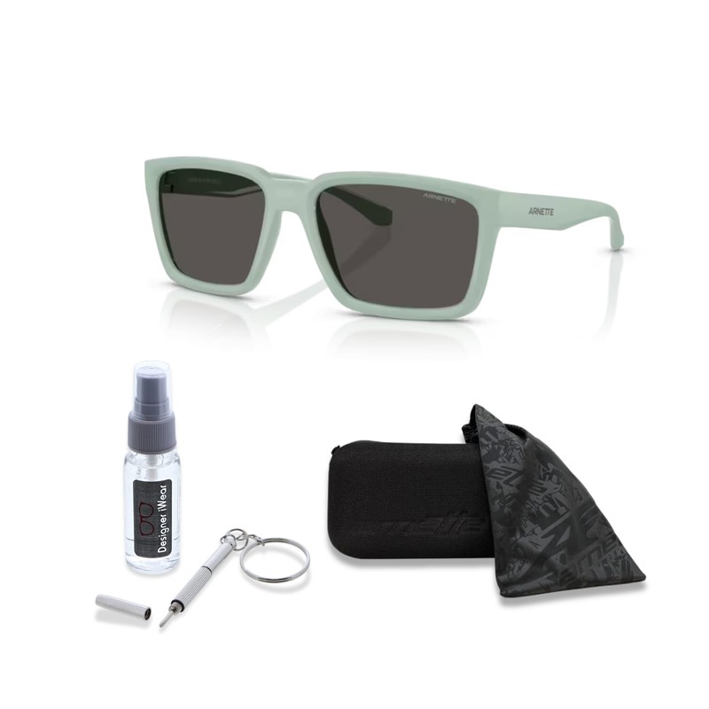 ARNETTE Plot Twist AN4346 296487 57MM Mint Matte Top/Shiny/Dark Grey