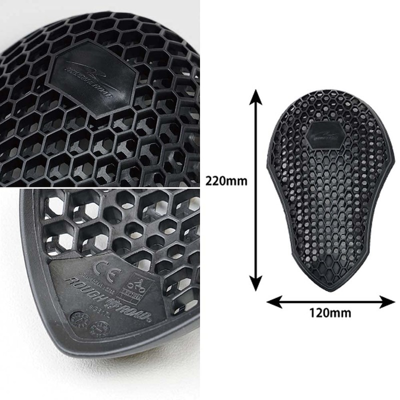 ROUGH & ROAD CE Multi Honeycomb Protector for Motorcycles, Black,