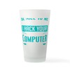 CafePress Cyber Cybersecurity Sniff Networks Pint Glass, 16 oz. Drinking