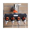 루미나D 다용도 4구 수도분배기 꼭지 연결 베란다 Lumina D Multi-Purpose 4-Way Faucet Splitter Connector for Balcony