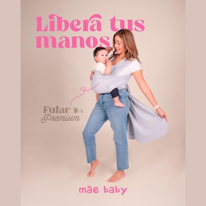 Mãe Baby Fular para bebé | Algodón Premium Fresco |