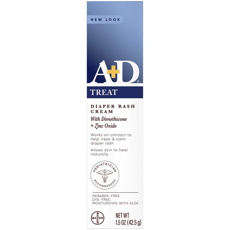 A&D A+D Zinc Oxide Cream, 1.5 Ounce