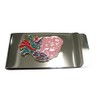Kiola Designs Colorful Flat Anatomical Heart Money Clip