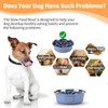 Stainless Steel Slow Feeder Dog Bowl, Bestalk 2-in-1 Metal Dog