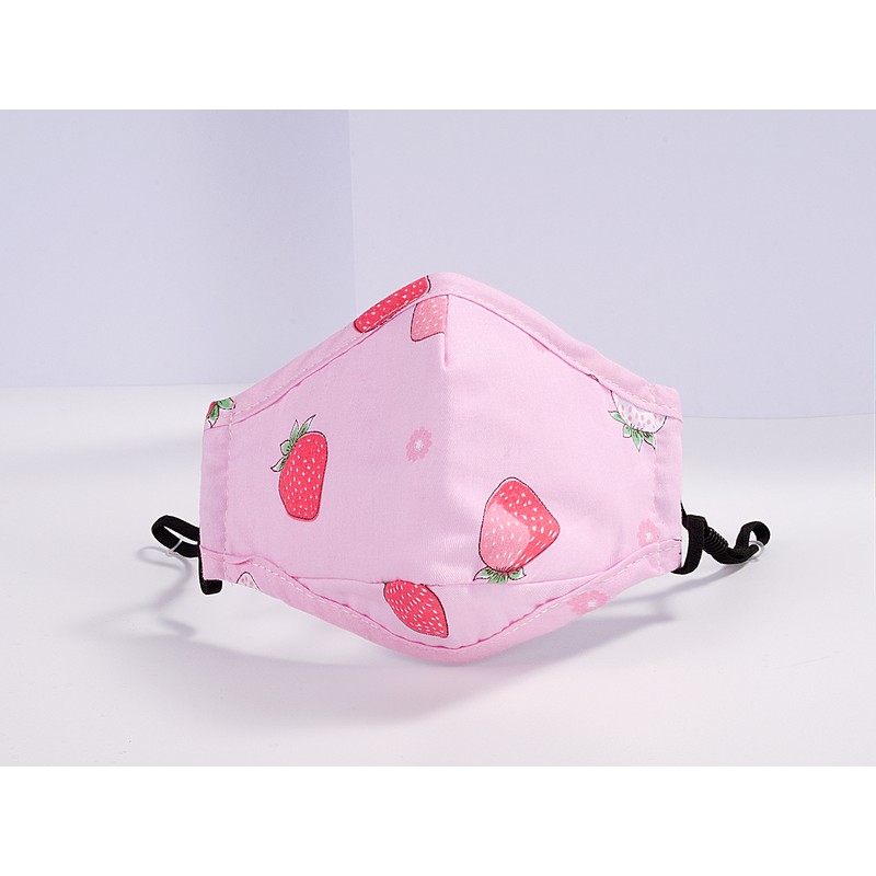 3-7 Years old Kids Face Masks Reusable, 100% Cotton, Triple