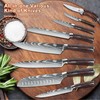 Dfito Knife Block Set,15 PCS Knife Set with Block and
