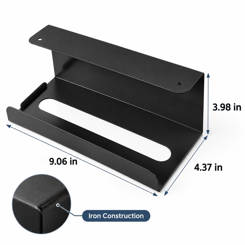 Under-Cabinet Paper Towel Holder for Kitchen and Bathroom – Space-Saving