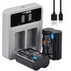 PowerTrust 2-Pack NP-W235 Battery and 20W Fast Charger