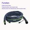 3.5m vacuum hose protective cover for Festool vacuum hose D27/32×3.5m