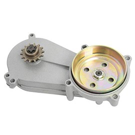 NovelBee Motorcycle Transmission Gear Box for 47CC 49CC 2-Stroke Engine Mini Pocket Bike (Silver)