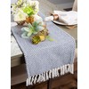 DII Woven Basics Collection 100% Cotton Knit Table Runner, 15x108,