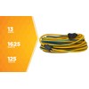 Coleman Cable 02439 14/3 Push-Lock SJTW Locking Extension Cord, Yellow/Blue,