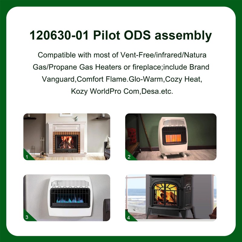 Brlyeeanze 120630-01 Pilot ODS Assembly for Vent Free Natural Gas
