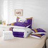 Twin Size 7-Piece Football Gifts Comforter Sets for Football Lovers