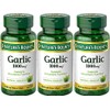 Nature’s Bounty Garlic Extract Supplement, Supports Circulatory Function, 1000 mg