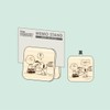 NaganoFactory SNS540B Snoopy Wood Memo Stand Square B
