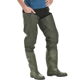 Elka 171900001043 Industrial Fishing Thigh Waders Olive Green 43