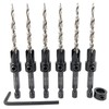 FTG USA Countersink Drill Bit Set for Wood with Tapered