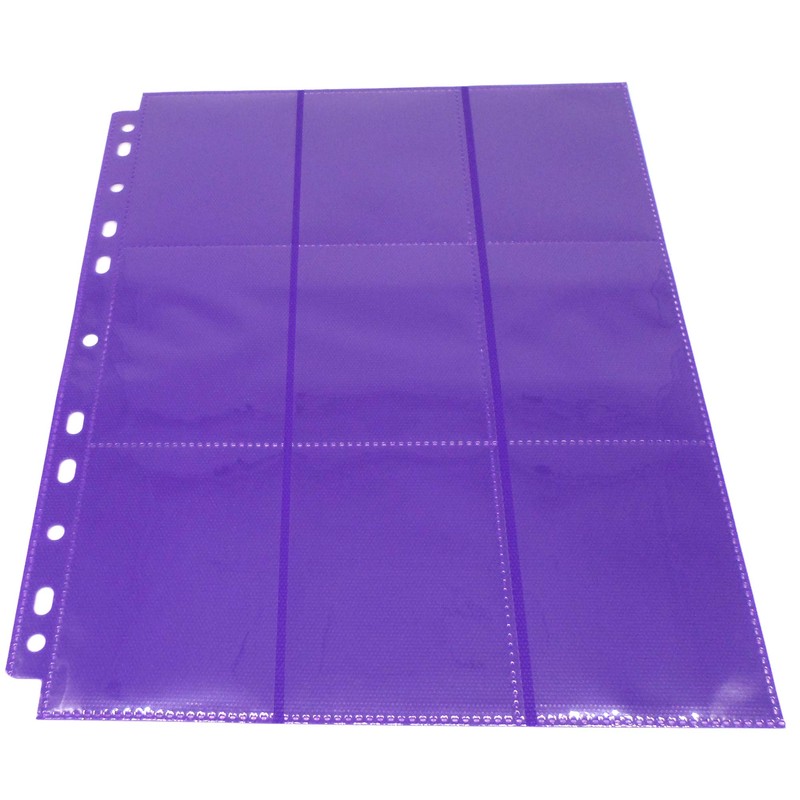 docsmagic.de 50 18-Pocket Pages Purple - Sideloading - 11 Holes