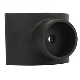 Bottle Jack Saddle Adapter, High Strength Hydraulic Jack Saddle Adapter Easy To Operate Black for 3in Tube