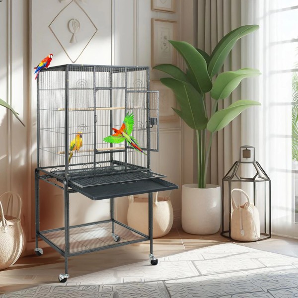 SEGAWE Layered Structure Large Bird Parrot Canary Parakeet Iron Cage