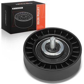 A-Premium Belt Idler Pulley Compatible with Ford Explorer 2013-2019, Escape 2013-2019, Fusion 2013-2020, Focus 2013-2018, Edge 2015-2018, Transit Connect, Mustang, Taurus & Lincoln MKZ, MKC, MKT