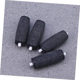 Healeved 2pcs 4 Electronic Foot File Roller Refill Heads 4 Coarse Rollers Micro-diamonds for Efficient Callus Dry Skin Removal