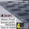 Japard Garage Floor Tiles Looped Edge 4 Pack for Race