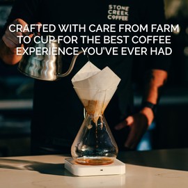 Stone Creek Coffee Light Roast Ground Coffee – 2 LB (Pack of 1) – Smooth Specialty Fresh Roasted Coffee Beans with Juicy and Citrus Tasting Notes, Boneshaker Colombia