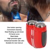 Electric Hair Clipper Waterproof Portable Rechargeable Hair Trimmer with Storage