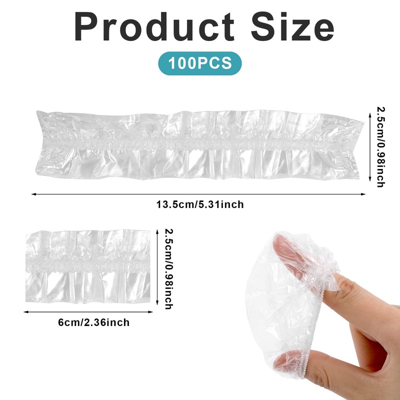 Shower Ear Cover Transparent Earmuffs Disposable Shower Caps Waterproof Ear
