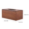 Facial Tissue Box Covers Decorative Walnut Wood Tissue Box Holder