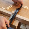 Straight Draw Double Anti Slip Wooden Handle Incisive Tungsten Steel