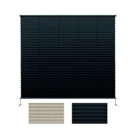 SHADEPLUS RV Blinds,RV Pleated Shades,RV Window Shades,Camper Blinds,RV Window Blinds for RV Camper Travel Trailers Motorhome's Window 32" W x 24" L Black