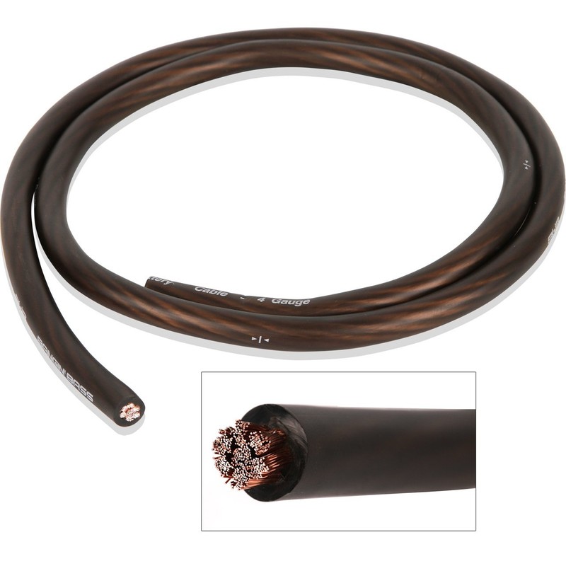 Belva BAK42 Professional Grade Complete 4 Gauge 2-Channel Copper-Clad Amp