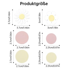 Pack of 100 Confetti Daisy Decoration Table Decoration Birthday Daisy Flower Confetti Large Pink Girls Flowers Confetti Wedding Pastel Craft DIY Decoration for Party Accessories Flowers Table