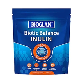 Bioglan Bioglan Inulin | Prebiotic Fibre Supplement | Chicory Root | Contributes to normal Bowel Function | 50 serves | 250g Pack
