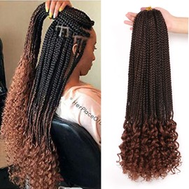 Crochet Braids Hair Extensions, Synthetic Hair for Braiding Hair, Kanekalon Synthetic Hair, Crochet Hair Extension Set, Braid, Fake Hair (60.9 cm (Pack of 7), #T30)