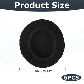 6 Pack Earpads for Earphones, Foam Pads, Earpads for Earphones, Extendable, Washable, Flexible Fabric Foam Ear Pads