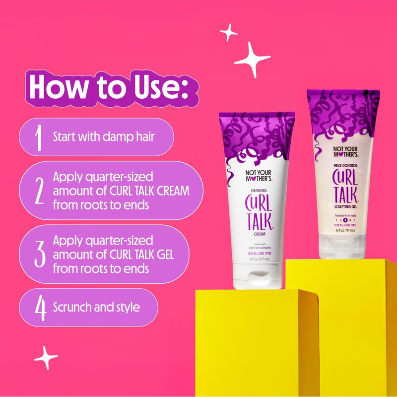 Not Your Mother's Curl Talk Frizz Control Sculpting Gel &