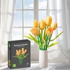 ZONECYTD - Tulips Flower Bouquet Building Set Botanical Building Blocks