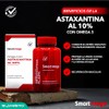 SMART MEGA Astaxantina 10 Ultra Pura con Omega 3, Protección