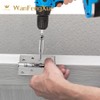 4 Pcs HSS Self Centering Hinge Drill Bits Set, 4