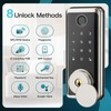 Keyless Entry Door Lock Deadbolt with Handle Set, Smart Locks