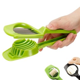 Cortador Para Huevos Duros, Divisor De Frutas, Cortador Rallador Picador De Frutas Y Verduras Manual Cocina, Herramienta Para Cortar Verduras Para Kiwi,Fresas,Champiñones, Tomates Cherry