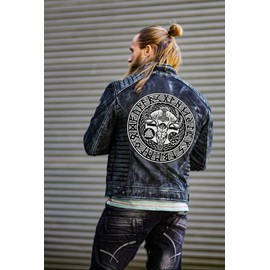 Viking Odin Warrior Norse Large Embroidered Patch Sew-on/Iron-on